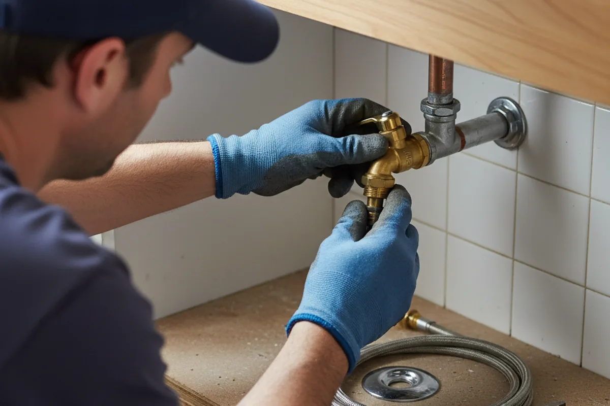 Shutoff valve and fitting work during Emergency Plumbing in Spring Hill